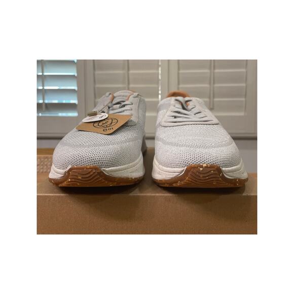 FitFlop F-Mode E01 Knit Flatform Sneakers Grey Suede/Poly Side 10 US 42 EU NWOB - Picture 8 of 14